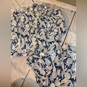 Victoria’s Secret cotton medium women’s pajamas set Hawaiian print